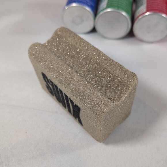 VTG Swix Ski Wax EXTRA Blue Red Green 3 Sticks Scrapper Block Case FULL COMPLETE - Picture 7 of 14